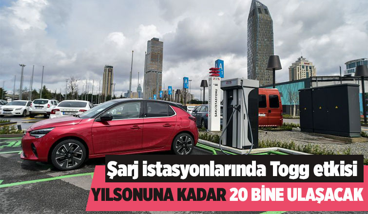 Elektrikli araç şarj istasyonları Togg ile hızlanıyor