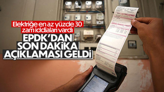 Elektrikte herhangi bir tarife değişikliği yok