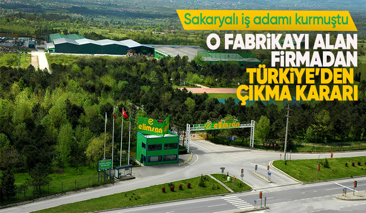 Elimsan'ın sahibi şirket Türkiye'den çıkıyor