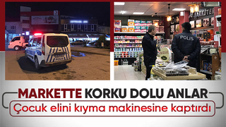 Elini kıyma makinesine kaptırdı