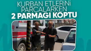 Elini şerit makinesine kaptırdı, iki parmağı koptu