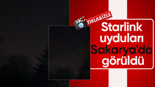 Elon Musk'ın Starlink uyduları Sakarya'da görüldü