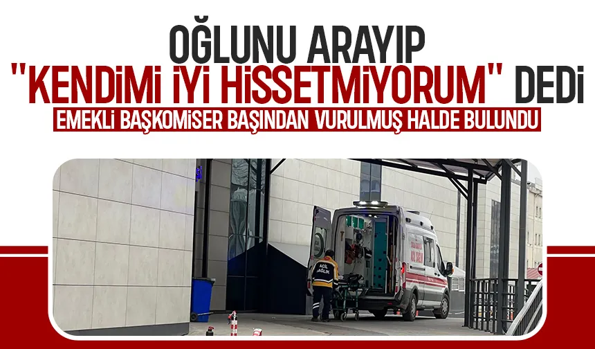 Emekli başkomiser evinde başından vurulmuş halde bulundu