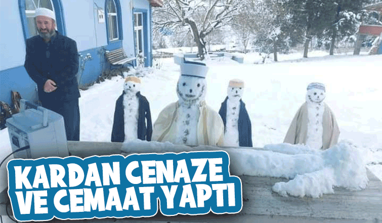  Emekli imam kardan cenaze ve cemaat yaptı