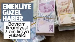 Emekliye 3 bin lira bayram ikramiyesi TBMM'de kabul edildi