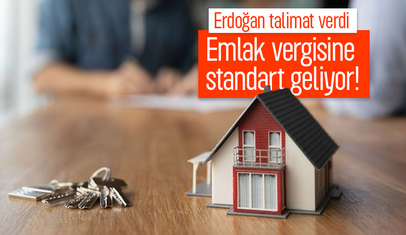 Emlak vergisine standart geliyor