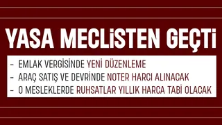Emlak vergisine yeni düzenleme, araç satış ve devrine noter harcı geldi