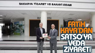 Emniyet Müdürü Fatih Kaya'dan SATSO'ya Veda Ziyareti