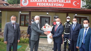 Emniyet Müdüründen muhtarlara ziyaret