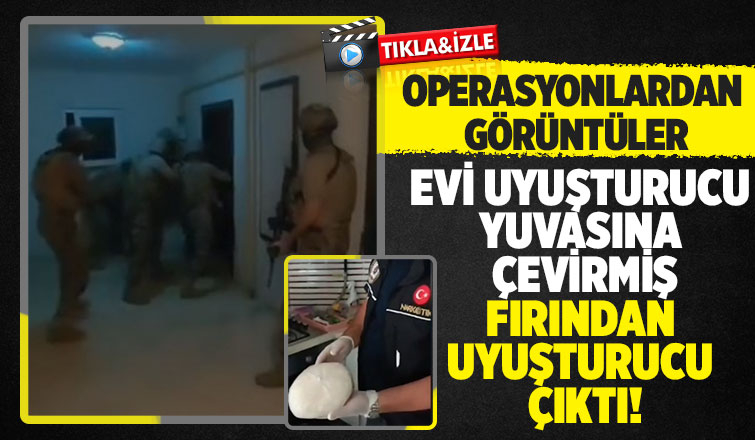 Emniyet o operasyonların görüntülerini paylaştı