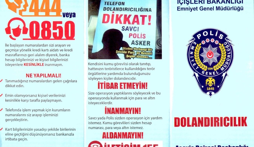 Emniyetten dolandırıcılık uyarısı