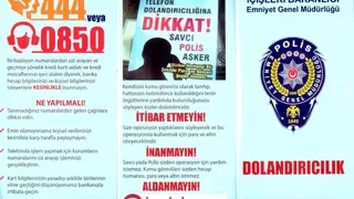 Emniyetten dolandırıcılık uyarısı