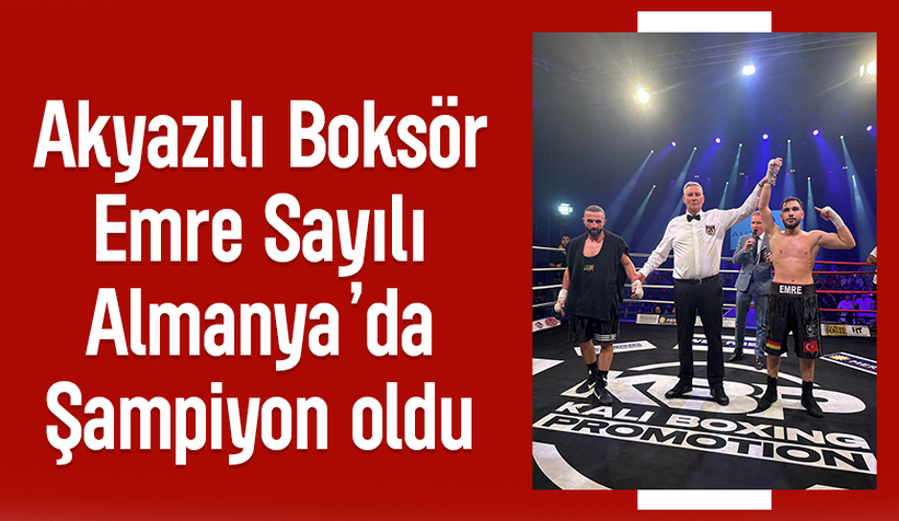  Emre Sayılı, Almanya’da ringe damga vurdu
