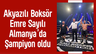  Emre Sayılı, Almanya’da ringe damga vurdu