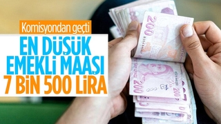 En düşük emekli maaşına zam teklifi komisyondan geçti