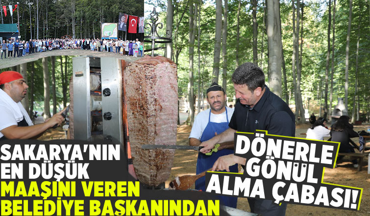 En düşük maaşı veren belediyeden dönerli etkinlik