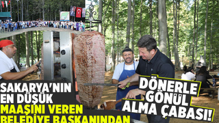 En düşük maaşı veren belediyeden dönerli etkinlik