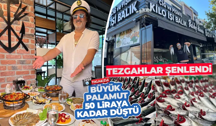 En taze ve ucuz palamut Balıkçı Hüseyin'de