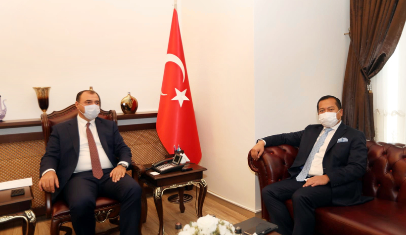 Endonezya Büyükelçisi'nden Vali Kaldırım'a ziyaret