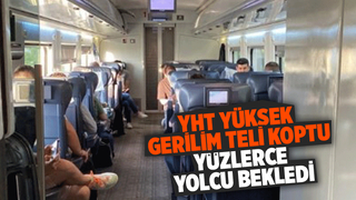 Enerji hattı koptu, hızlı tren seferleri aksadı
