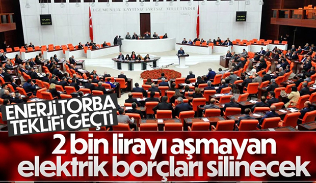 Enerji torba kanun teklifi TBMM'den geçti