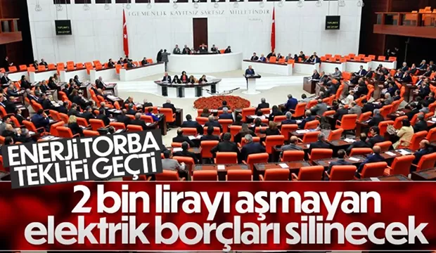 Enerji torba kanun teklifi TBMM'den geçti
