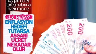 Enflasyon hedefine göre 2022 asgari ücret zammı