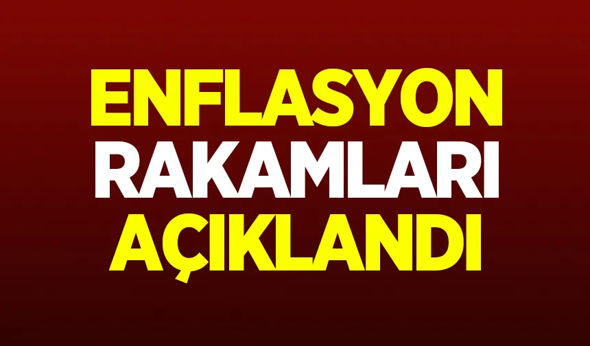 Enflasyon rakamları açıklandı