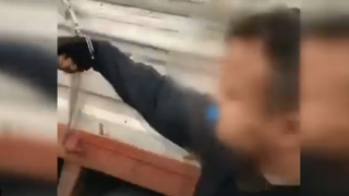 Engelli genci kelepçeyle kamyona bağlayıp çektiler