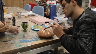 Engelsiz hobi atölyelerinde eğitimler başladı