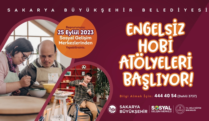 Engelsiz Hobi Atölyelerinde kayıtlar başlıyor