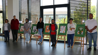 Engelsiz hobi atölyesinde yürek ısıtan etkinlik