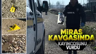 Enişte kayınço kavgası kanlı bitti