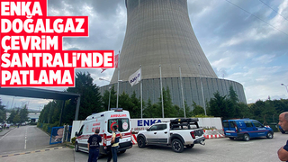 Doğalgaz santralindeki trafo patlaması korkuttu