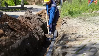 Epçeler ve Alifuatpaşa’nın içme suyu hattı için çalışmalar sürüyor