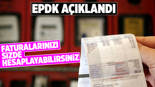 EPDK'dan fatura hesaplama formülü