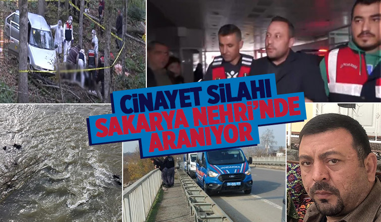 Erdal Sakız cinayetinde silah Sakarya Nehri’nde arandı