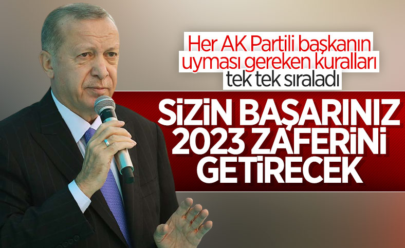 Erdoğan AK Partili belediye başkanlarına hitap etti