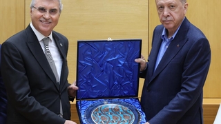 Erdoğan'dan Büyükşehir'e ziyaret