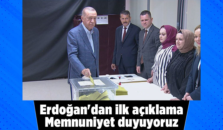Erdoğan'dan ilk açıklama