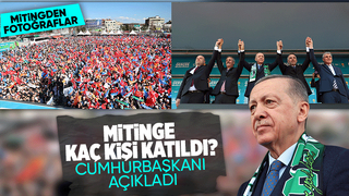 Erdoğan'ın Sakarya mitinginden fotoğraflar