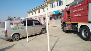 Erdoğdu İlkokulu'nda yangın