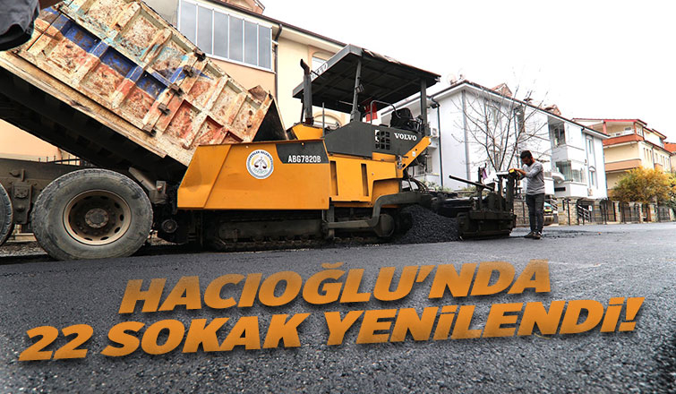  Erenler Belediyesi 22 sokakta asfalt çalışmasını tamamladı