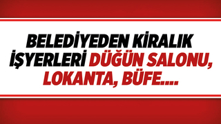 Erenler Belediyesi'nden kiralık iş yerleri