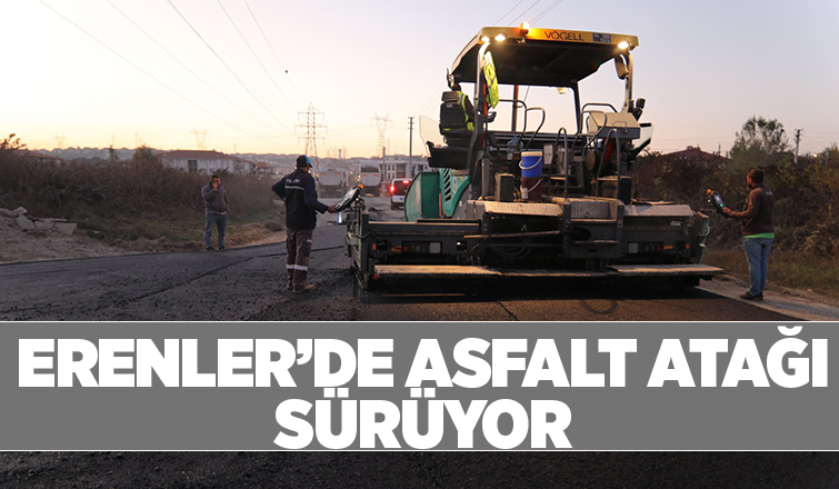 Erenler'de asfalt çalışmaları tam gaz