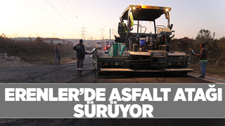 Erenler'de asfalt çalışmaları tam gaz