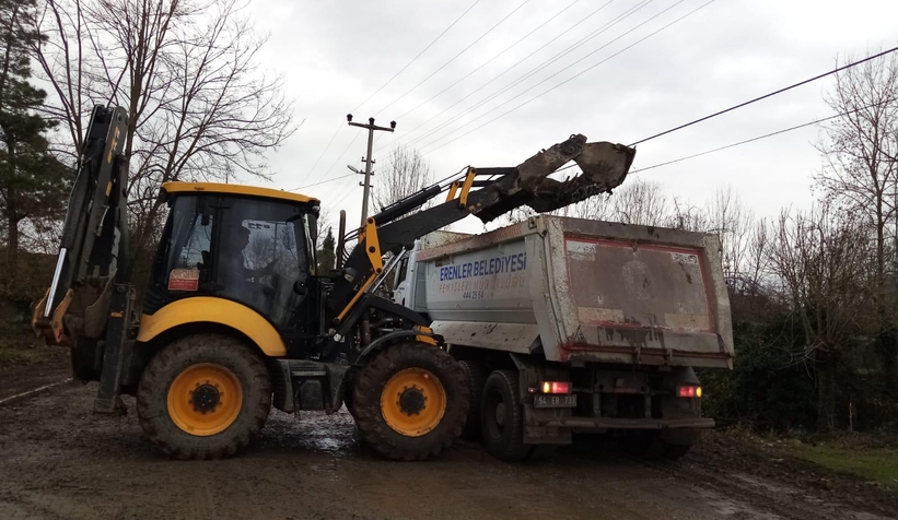 Erenler'de çalışmalar hız kesmiyor