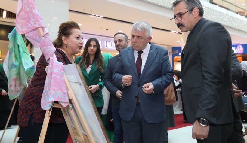 Erenler'de el sanatları sergisi açıldı