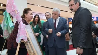 Erenler'de el sanatları sergisi açıldı