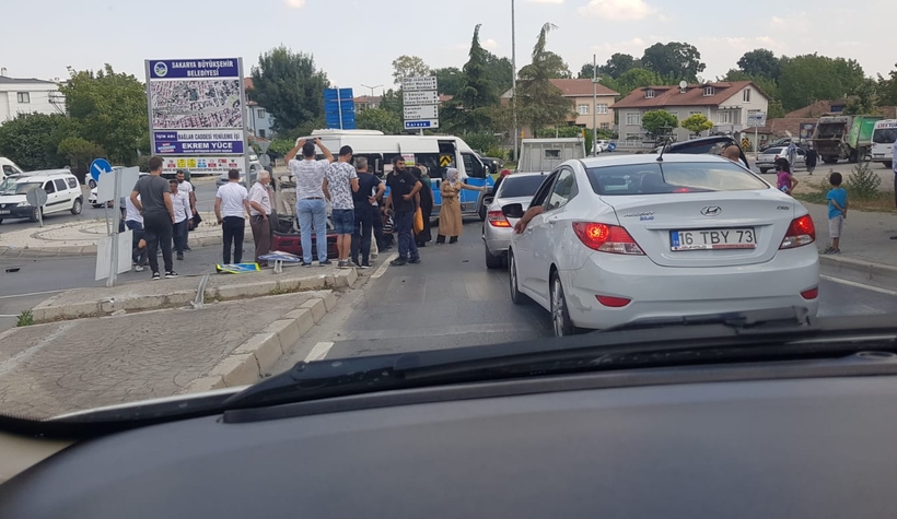 Erenler'de feci kaza